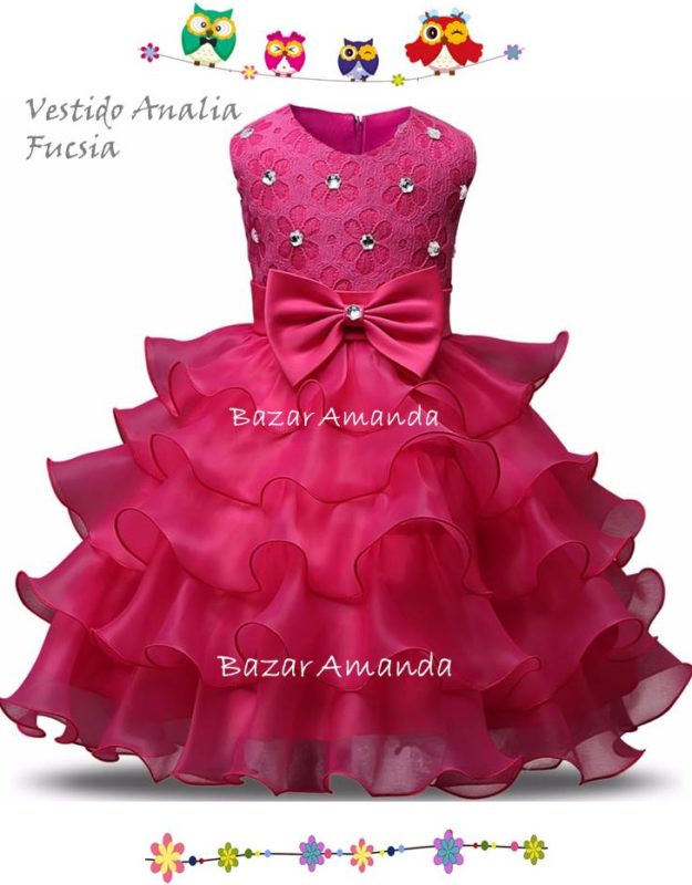 Vestido Analia Fucsia 4