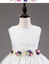 Vestido Bautizo Petalos Morados 3