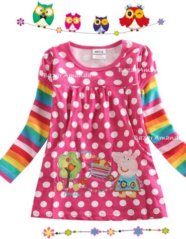 Vestido Peppa Lunares Pink