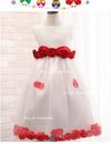 Vestido Petalos Rojo 3
