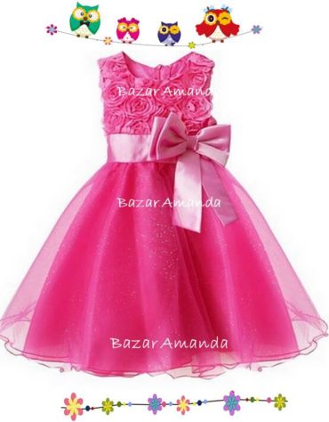 Vestido Renata Fucsia 4