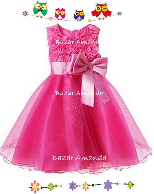 Vestido Renata Fucsia 4