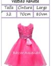 Vestido Renata Fucsia medidas