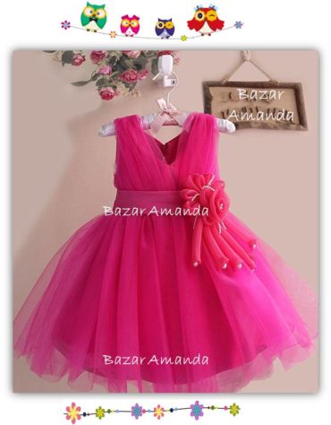 Vestido Alexa Fucsia 1