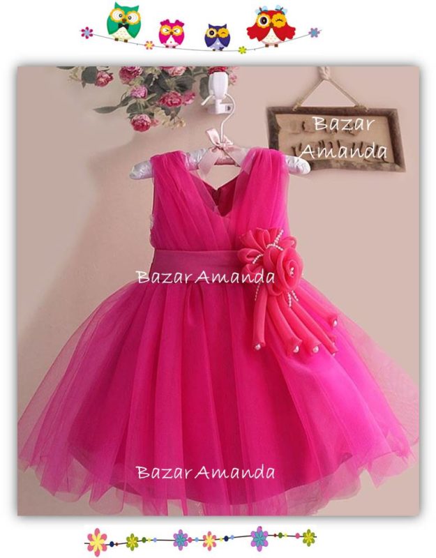 Vestido Alexa Fucsia 1