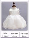 Vestido Bautizo Emma Tallas
