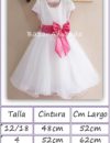 Vestido Bautizo Isi Tallas