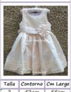 Vestido Bautizo Javiera Tallas