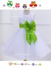 Vestido Bautizo Simona Verde