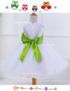 Vestido Bautizo Simona Verde 2
