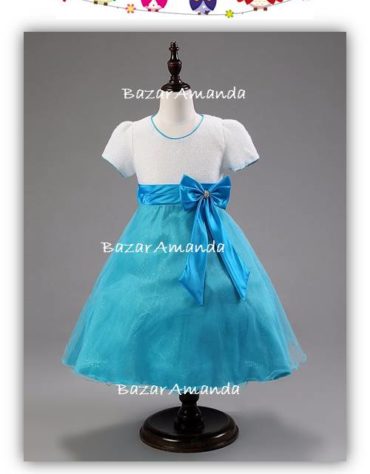 Vestido Fiesta Isidora Celeste 4
