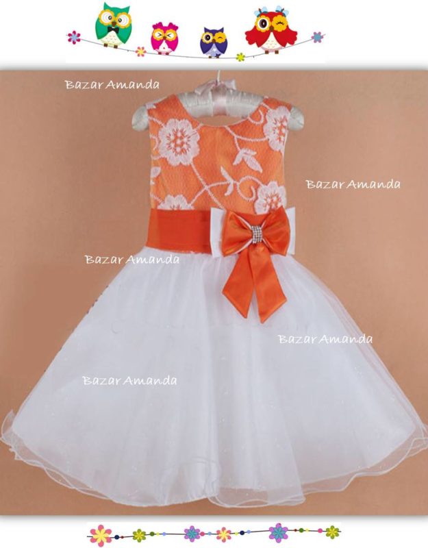 Vestido Fiesta Rania Orange