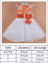 Vestido Fiesta Rania Orange Tallas