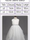 Vestido Primera Comunión Sadira Talla