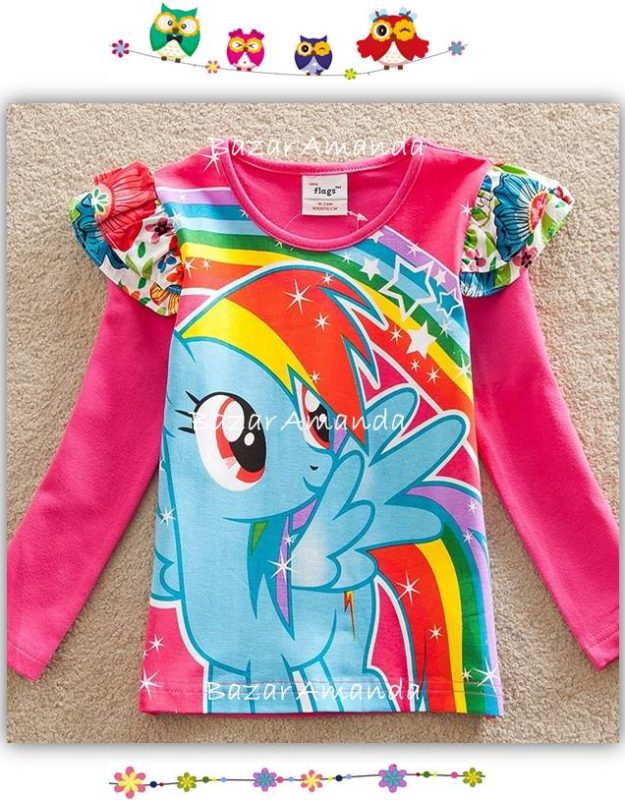 Polera Pony Rainbow Dash