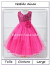 Vestido Ainoa Fucsia Tallas
