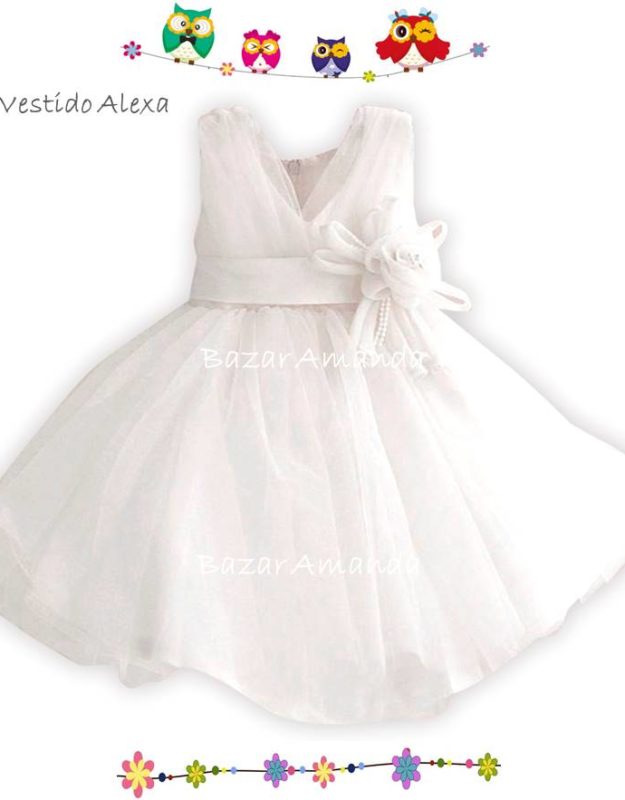 Vestido Alexa Blanco 1