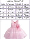 Vestido Alexa Pink medidas