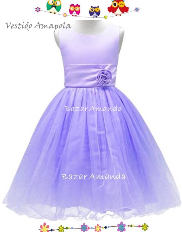 Vestido Amapola Lila 1