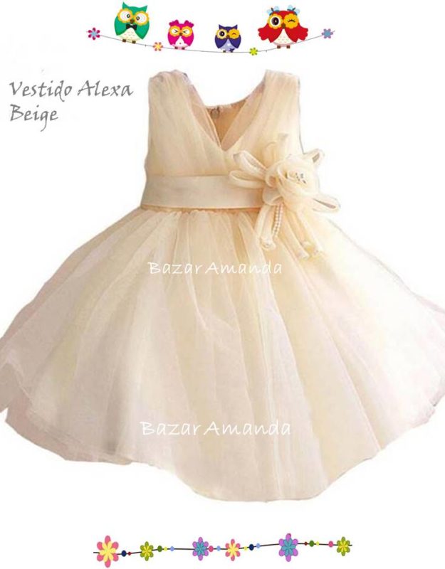 Vestido Alexa beige 3
