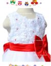 Vestido Bautizo SImona Rojo 4