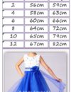 Vestido Isaura Azul Rey Medidas