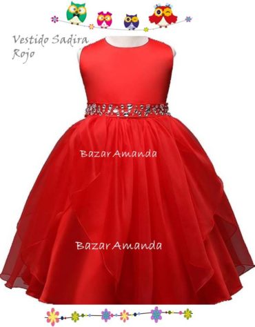 Vestido Sadira rojo 3