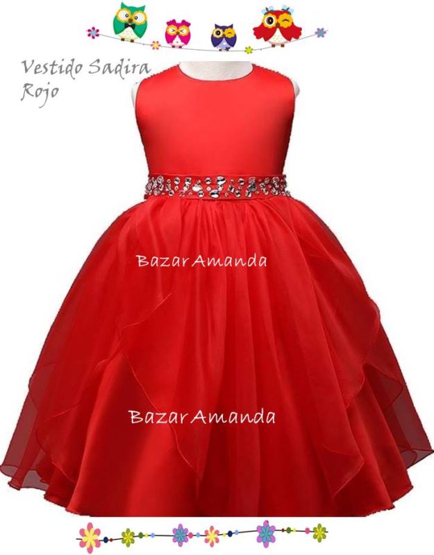 Vestido Sadira rojo 3