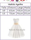 Vestido Agatha medidas