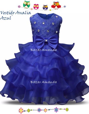 Vestido Analia Azul 1