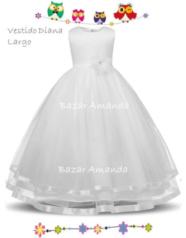 Vestido Diana Blanco Largo 1