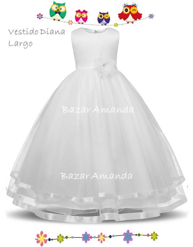 Vestido Diana Blanco Largo 1