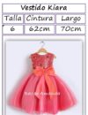 Vestido Kiara Naranjo Medidas