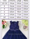 Vestido Violeta Azul Medidas