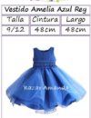 Vestido Amelia Blue medidas