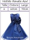 Vestido Renata Azul Medidas