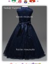 Vestido Victoria Azul Profundo 4