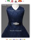 Vestido Victoria Azul Profundo 6