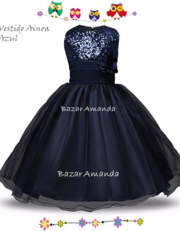 Vestido Ainoa Azul 1