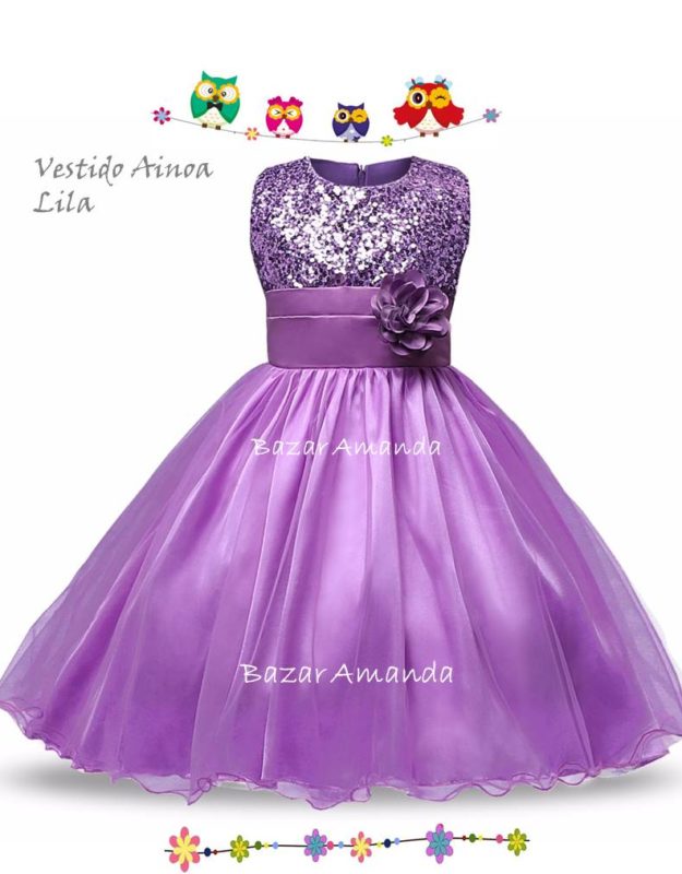Vestido Ainoa Lila 1