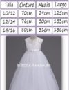 Vestido Leonor medidas