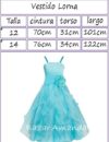 Vestido Lorna calipso medidas