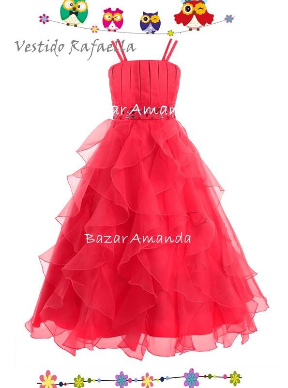 Vestido Rafaella Rojo 1